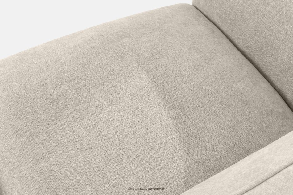 FUBBO Mäkké kreslo z tkanej látky ekru ekru - obrázok 4