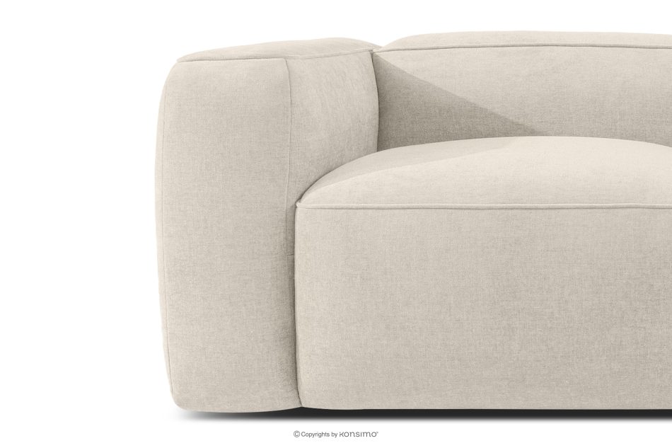 FUBBO Mäkké kreslo z tkanej látky ekru ekru - obrázok 5