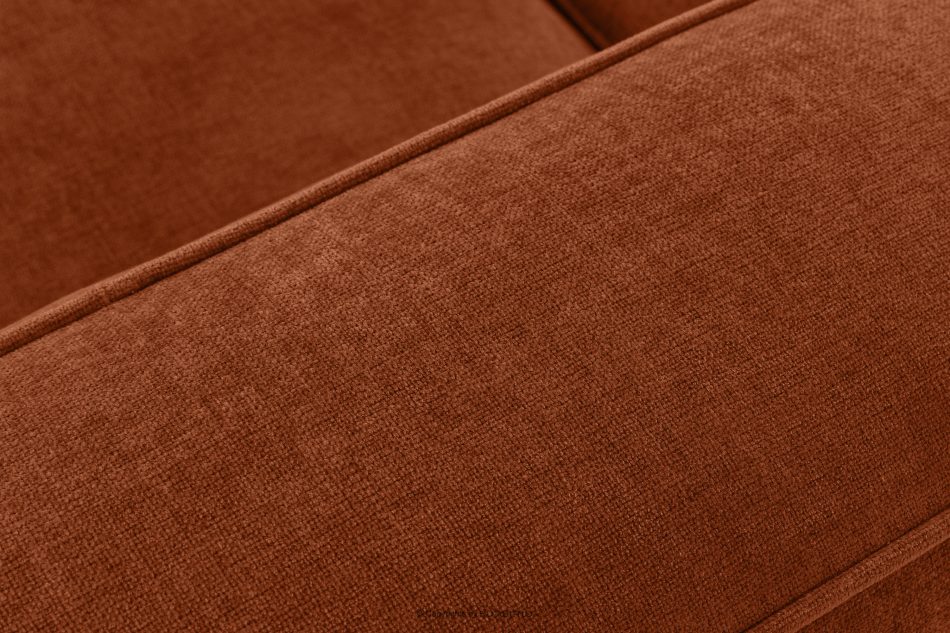 FUBBO Mäkká dvojmiestna pohovka z tkanej látky ryšavý červená - obrázok 9