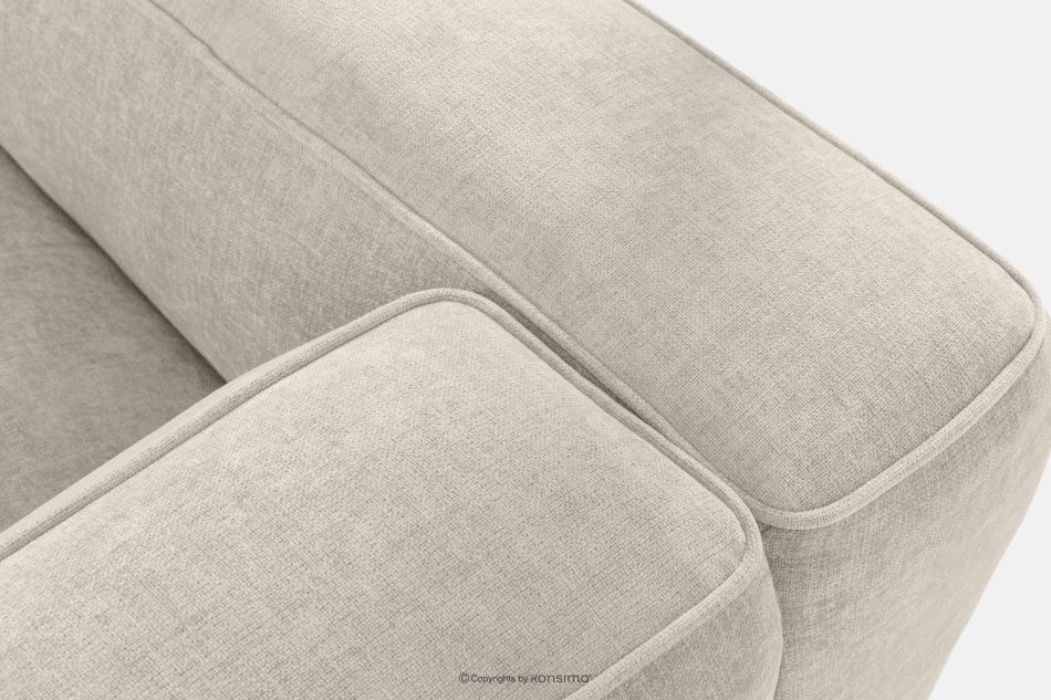 FUBBO Mäkká dvojmiestna pohovka z tkanej látky ekru ekru - obrázok 6