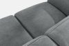FUBBO Mäkká trojmiestna pohovka z tkanej látky sivý sivá - obrázok 6