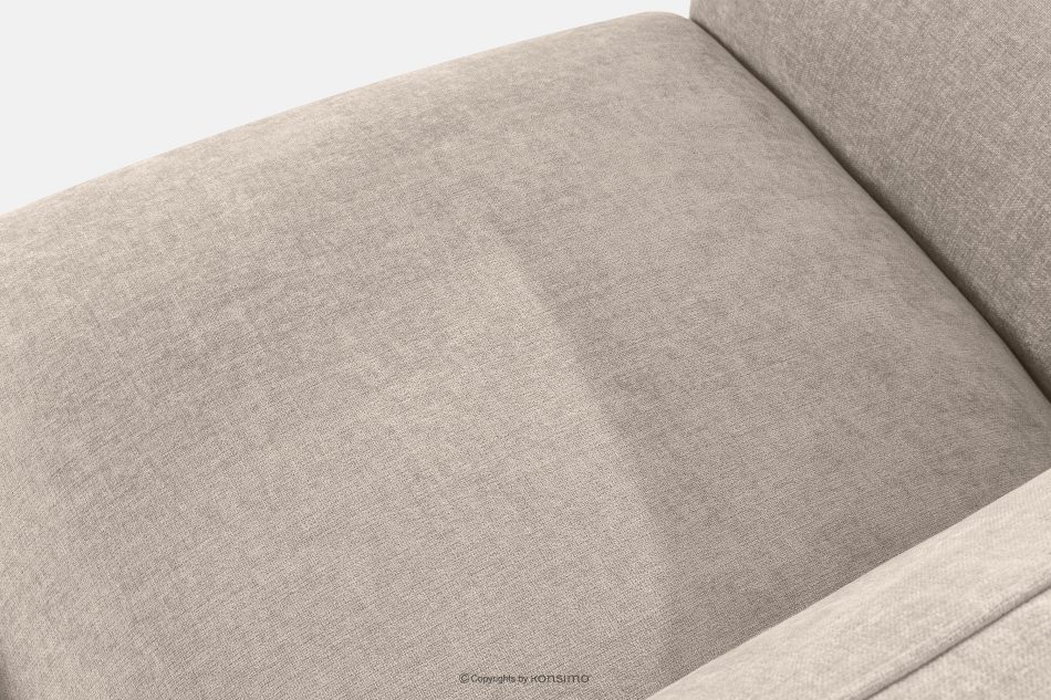 FUBBO Mäkká trojmiestna pohovka z tkanej látky krémový krémová - obrázok 4