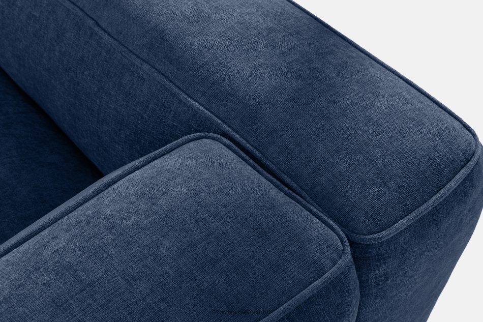 FUBBO Mäkká trojmiestna pohovka z tkanej látky námornícka modrá námornícka modrá - obrázok 6