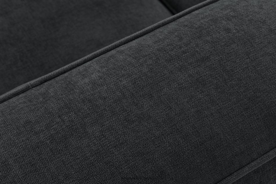 FUBBO Mäkká rohová pohovka z tkanej látky, vľavo antracit antracitová - obrázok 9