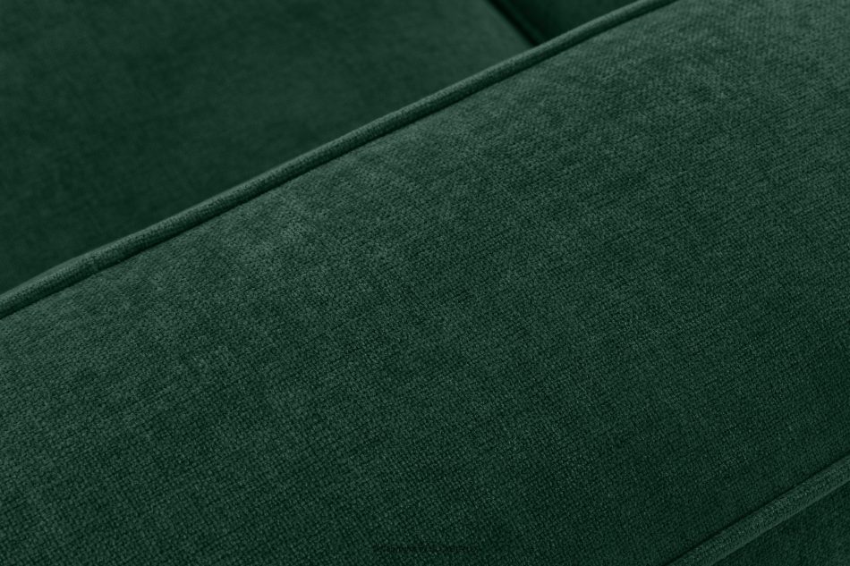 FUBBO Mäkká rohová pohovka z tkanej látky, vľavo tmavo zelená tmavozelená - obrázok 9