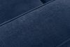 FUBBO Mäkká rohová pohovka z tkanej látky, vľavo námornícka modrá námornícka modrá - obrázok 10