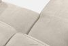 FUBBO Mäkká rohová pohovka z tkanej látky, vľavo ekru ekru - obrázok 6