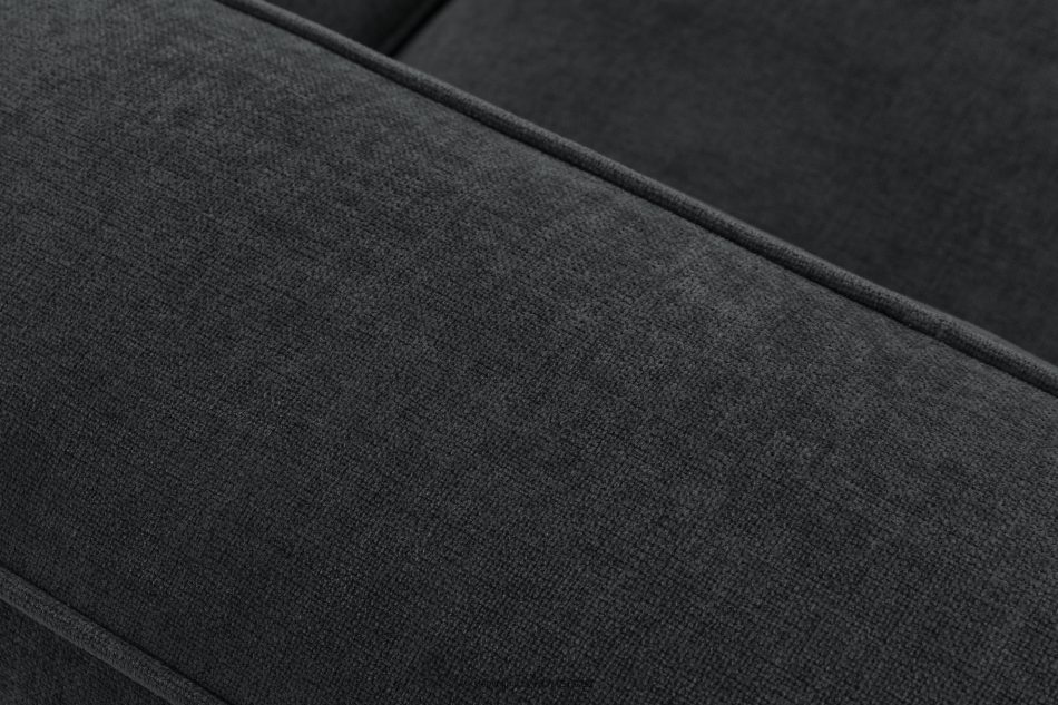 FUBBO Mäkká rohová pohovka z tkanej látky vpravo antracit antracitová - obrázok 9