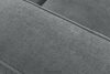 FUBBO Mäkká rohová pohovka z tkanej látky vpravo sivý sivá - obrázok 10