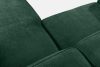 FUBBO Mäkká rohová pohovka z tkanej látky vpravo tmavo zelená tmavozelená - obrázok 6