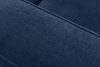 FUBBO Mäkká rohová pohovka z tkanej látky vpravo námornícka modrá námornícka modrá - obrázok 10