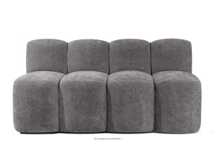 BRESCO, https://konsimo.sk/kolekcie/bresco/ Čalúnená lavica do jedálne 160 cm tmavošedá ženilková látka tmavo šedá - obrázok