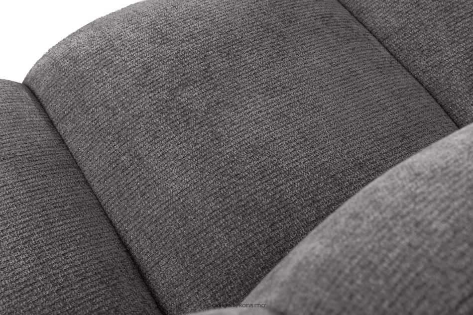 BRESCO Čalúnená lavica do jedálne 160 cm tmavošedá ženilková látka tmavo šedá - obrázok 5