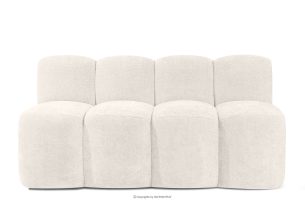 BRESCO, https://konsimo.sk/kolekcie/bresco/ Čalúnená lavica do jedálne 160 cm krémová ženilková látka krémová - obrázok