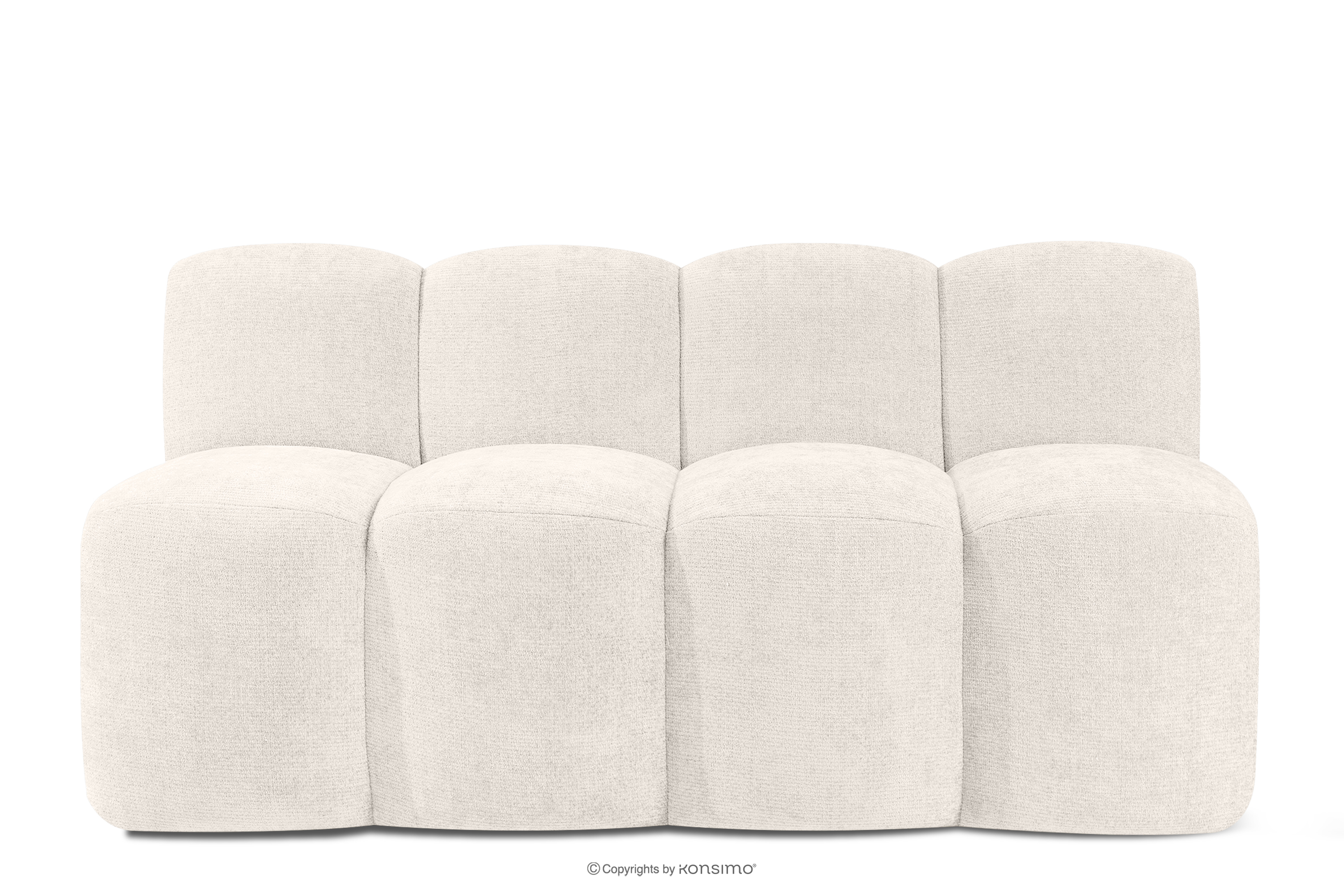 Čalúnená lavica do jedálne 160 cm krémová ženilková látka