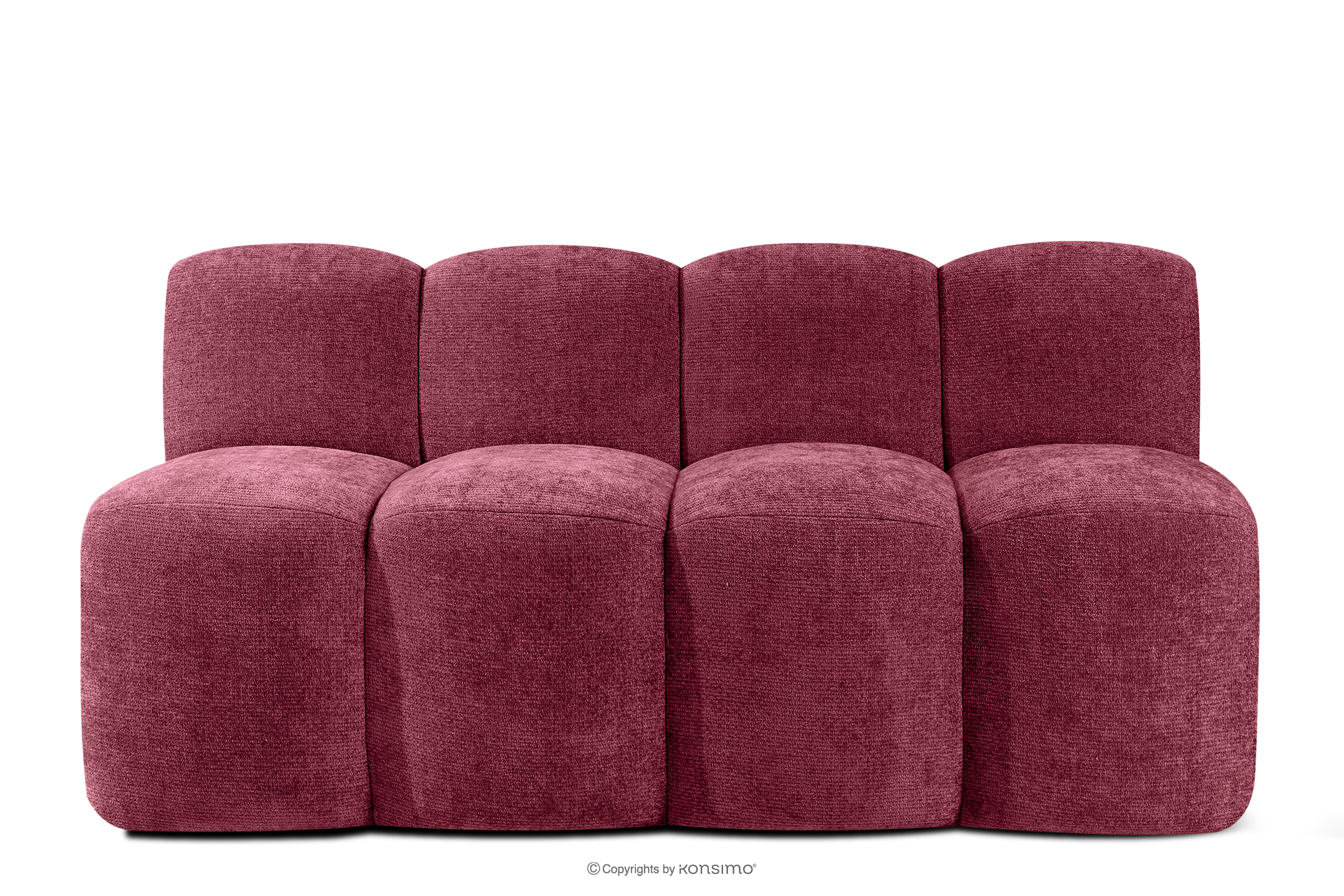 Čalúnená lavica do jedálne 160 cm bordová ženilková látka