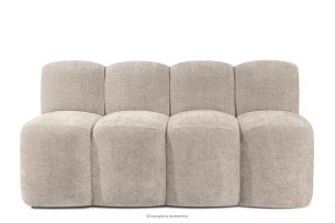 BRESCO, https://konsimo.sk/kolekcie/bresco/ Čalúnená lavica do jedálne 160 cm béžová ženilková látka béžová - obrázok