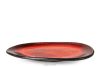 PRIMA Ručne glazovaný červená jedálenský tanier červená - obrázok 1