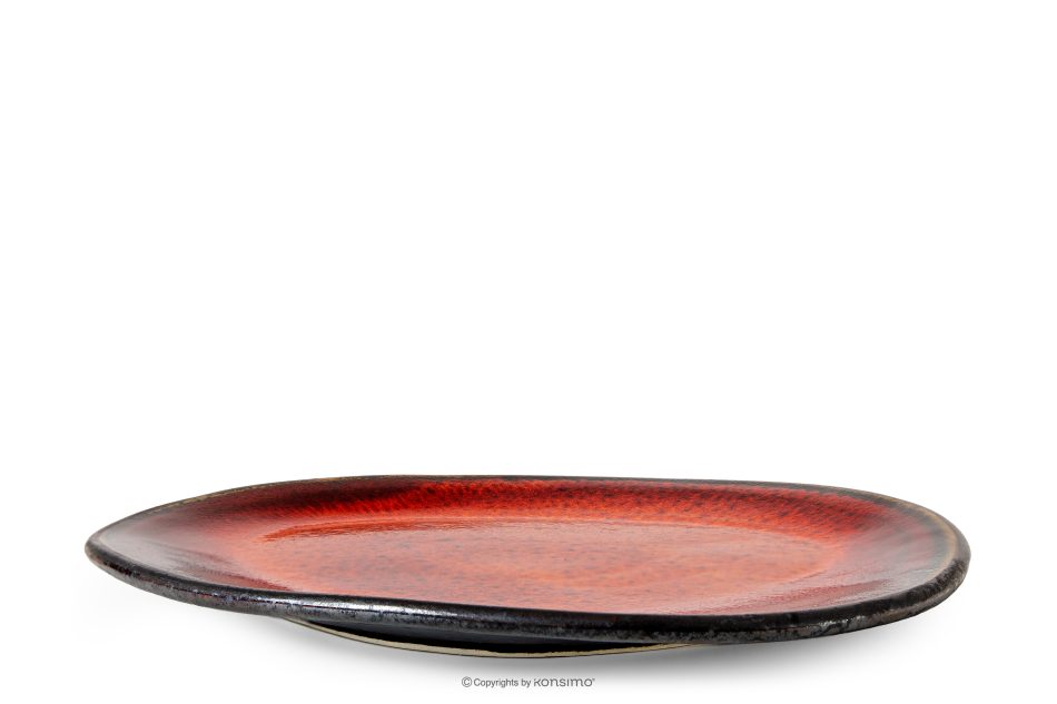 PRIMA Ručne glazovaný červená dezertný tanier červená - obrázok 0