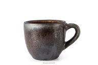 Ručne glazovaná červená šálka na espresso