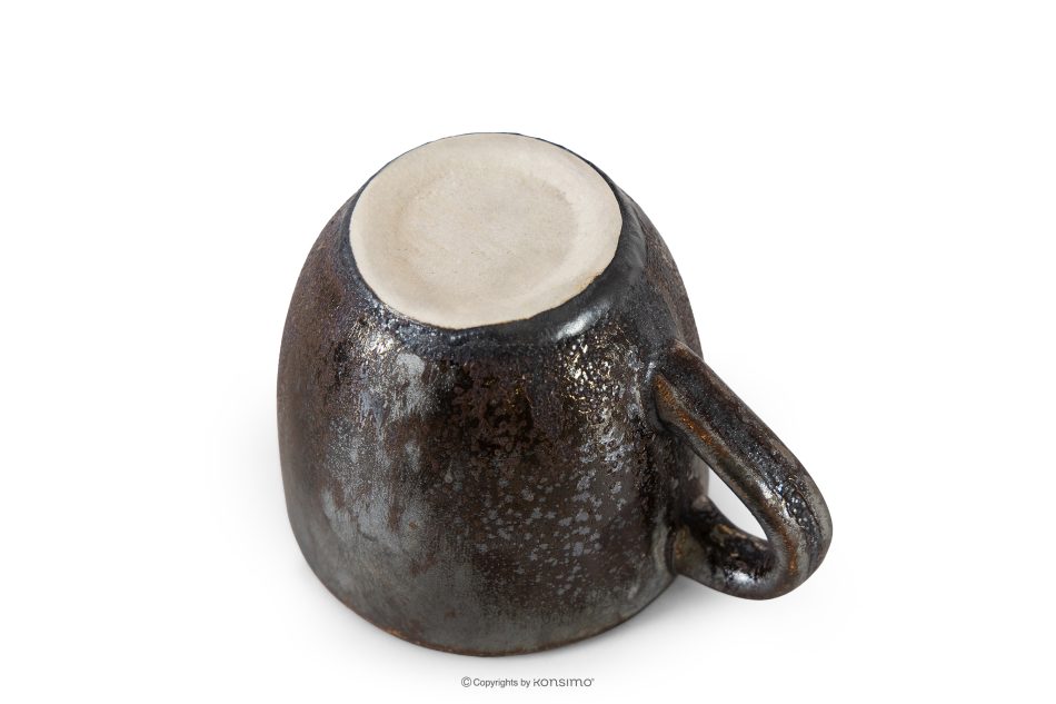 PRIMA Ručne glazovaná červená šálka na espresso červená - obrázok 3