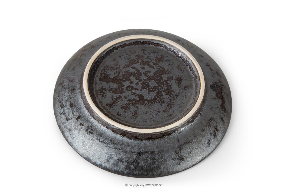 PRIMA Ručne glazovaná keramická podšálka na šálku espressa 6 ks červená červená - obrázok 7