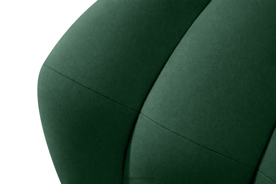 CORDA Čalúnená lavica do jedálne 120 cm tmavozelený velúr tmavo zelená - obrázok 7