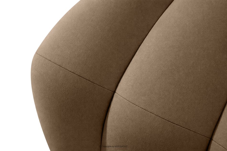 CORDA Čalúnená lavica do jedálne 120 cm béžový velúr béžová - obrázok 7