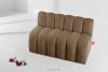 CORDA Čalúnená lavica do jedálne 120 cm béžový velúr béžová - obrázok 9