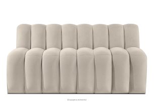 CORDA, https://konsimo.sk/kolekcie/corda/ Čalúnená lavica s operadlom 160 cm krémový velúr krémová - obrázok