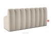 CORDA Čalúnená lavica s operadlom 160 cm krémový velúr krémová - obrázok 4