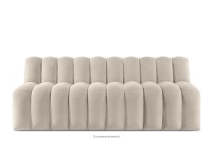 CORDA, https://konsimo.sk/kolekcie/corda/ Čalúnená lavica s operadlom 200 cm krémový velúr krémová - obrázok