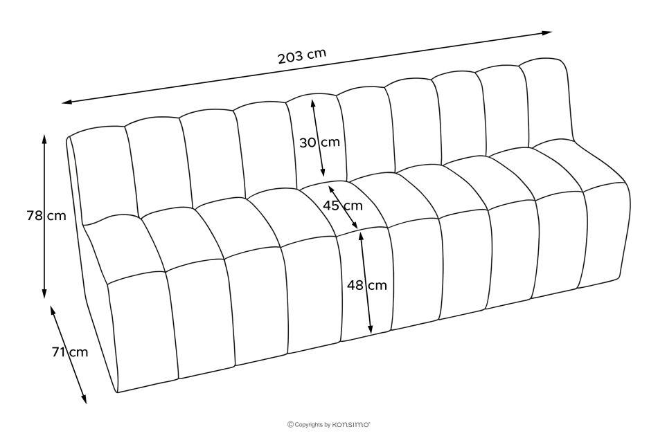 CORDA Čalúnená lavica s operadlom 200 cm tmavozelený velúr tmavo zelená - obrázok 10